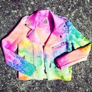 UNIF I DYE MOTO JACKET | 🍭🍬💕